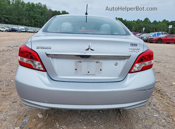 ML32F3FJ3HH001393 2017 MITSUBISHI MIRAGE Silver Widok z tyłu