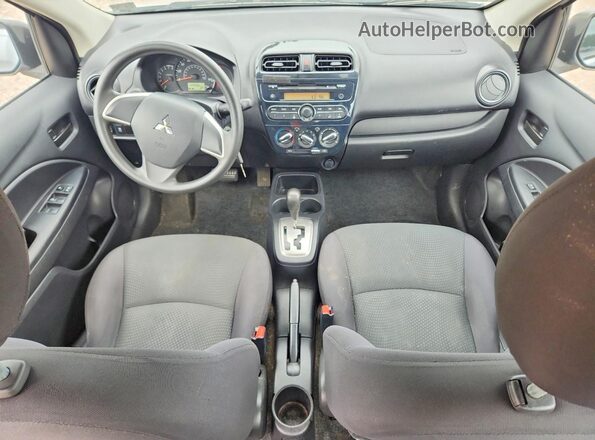 ML32F3FJ3HH001393 2017 MITSUBISHI MIRAGE Silver Widok deski rozdzielczej