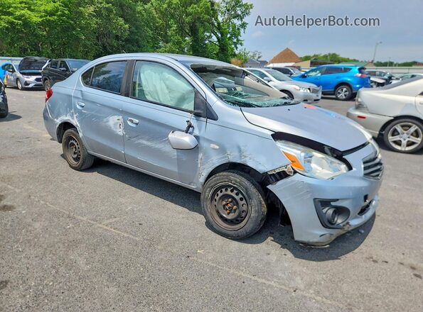 ML32F3FJ3HHF15330 2017 MITSUBISHI MIRAGE Silver წინა მარჯვენა