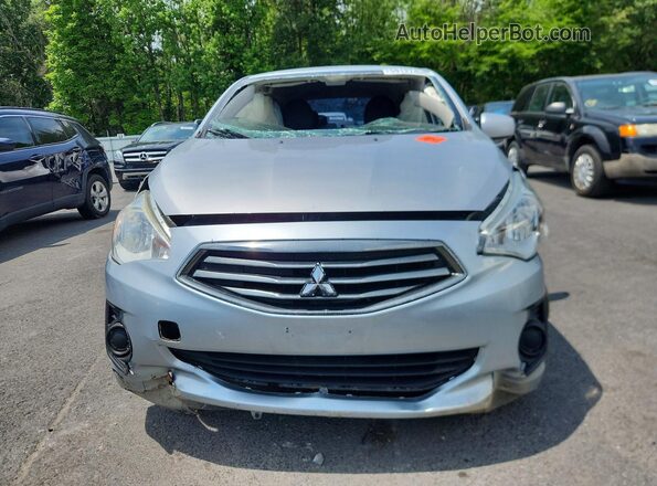 ML32F3FJ3HHF15330 2017 MITSUBISHI MIRAGE Silver წინა ხედი