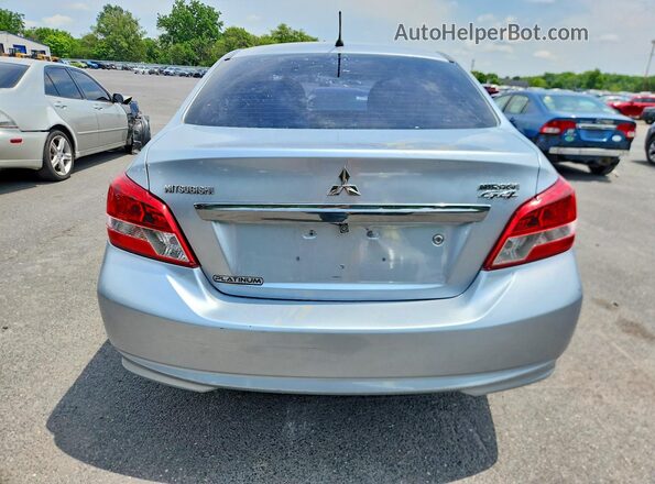 ML32F3FJ3HHF15330 2017 MITSUBISHI MIRAGE Silver უკანა ხედი