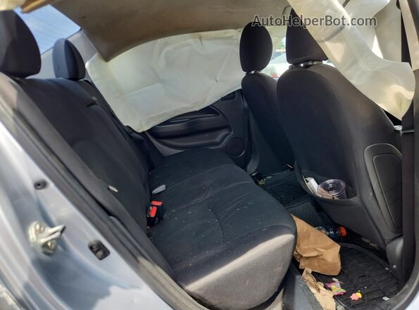 ML32F3FJ3HHF15330 2017 MITSUBISHI MIRAGE Silver უკანა სავარძლების ხედი