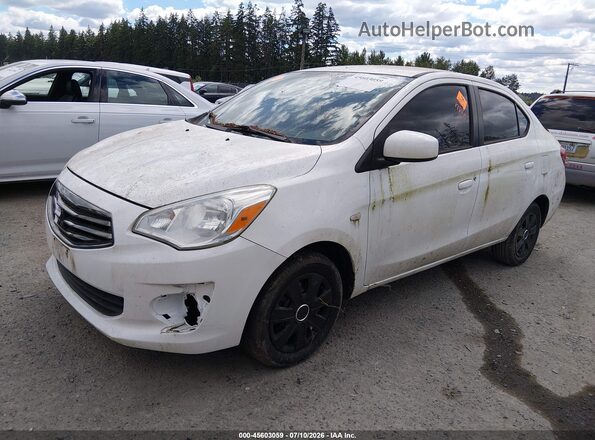 ML32F3FJ3JHF05337 2018 MITSUBISHI MIRAGE G4 White Przód lewy