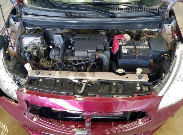 ML32F3FJ3JHF07184 2018 MITSUBISHI MIRAGE Purple უკანა სალონის ხედი