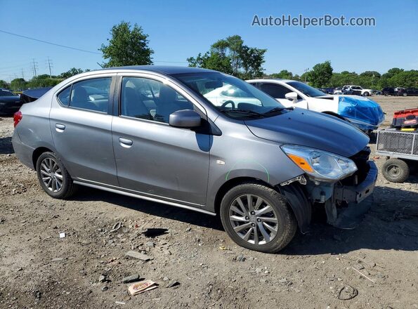 ML32F3FJ3KHF09714 2019 MITSUBISHI MIRAGE Gray Առջևի աջ