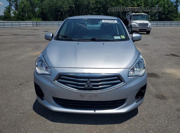 ML32F3FJ3KHF12838 2019 MITSUBISHI MIRAGE Серебряный Вид спереди