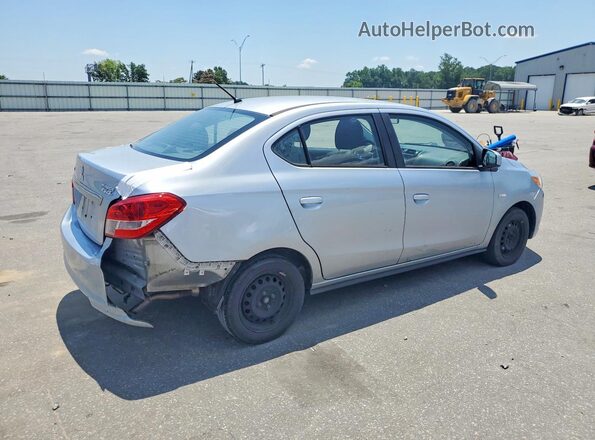 ML32F3FJ3KHF12838 2019 MITSUBISHI MIRAGE Серебряный Задняя правая четверть