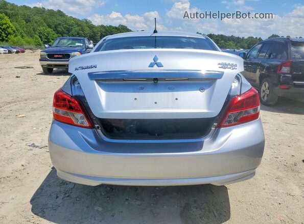ML32F3FJ3KHF18462 2019 MITSUBISHI MIRAGE Silver Vista trasera