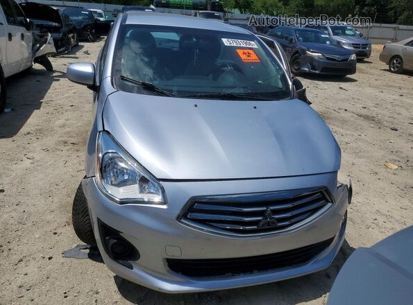 ML32F3FJ3KHF18462 2019 MITSUBISHI MIRAGE Silver Vista frontal