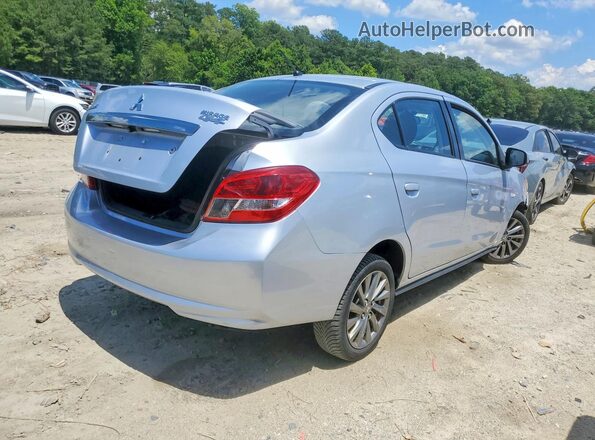 ML32F3FJ3KHF18462 2019 MITSUBISHI MIRAGE Silver Trasero derecho