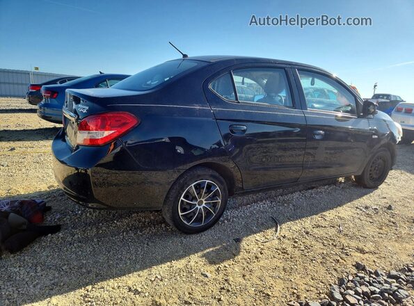 ML32F3FJ4HHF07298 2017 MITSUBISHI MIRAGE Black Tył prawy