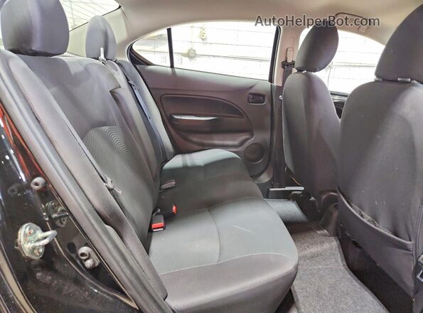 ML32F3FJ4JHF10319 2018 MITSUBISHI MIRAGE Black Rear seats view
