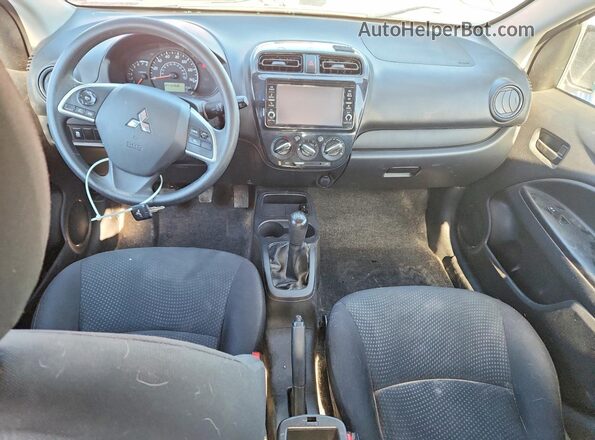 ML32F3FJ4KHF05834 2019 MITSUBISHI MIRAGE Серебряный Вид панели приборов