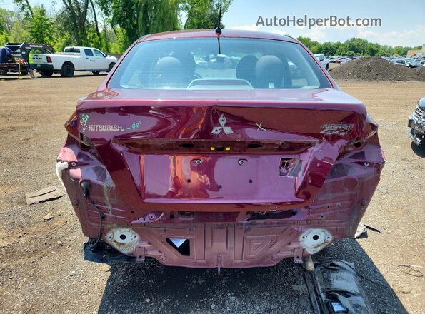 ML32F3FJ4KHF14484 2019 MITSUBISHI MIRAGE Красный Вид сзади