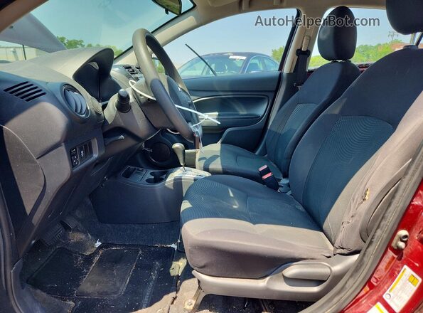 ML32F3FJ4KHF14484 2019 MITSUBISHI MIRAGE Красный Вид салона спереди