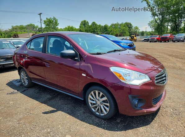ML32F3FJ4KHF14484 2019 MITSUBISHI MIRAGE Красный Передняя правая четверть