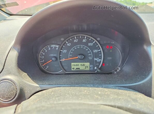 ML32F3FJ4KHF14484 2019 MITSUBISHI MIRAGE Красный Вид щитка приборов