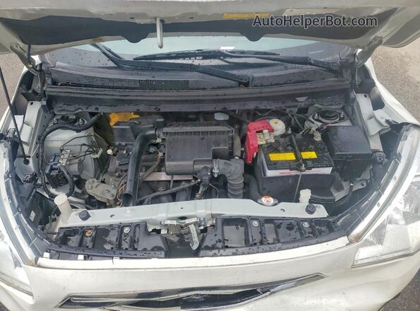 ML32F3FJ4KHF16056 2019 MITSUBISHI MIRAGE White უკანა სალონის ხედი