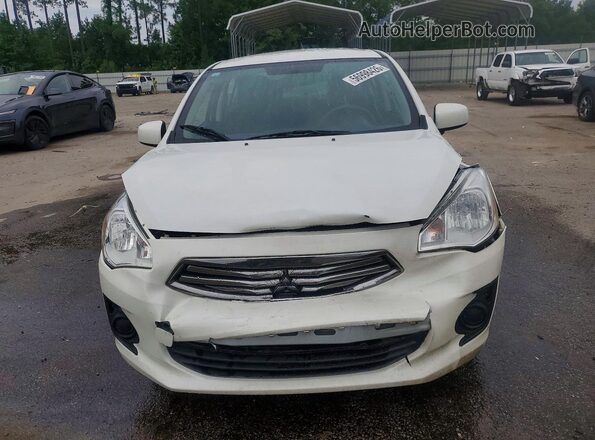 ML32F3FJ4KHF16056 2019 MITSUBISHI MIRAGE White წინა ხედი