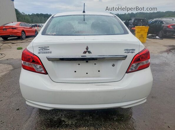 ML32F3FJ4KHF16056 2019 MITSUBISHI MIRAGE White უკანა ხედი