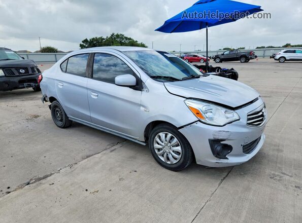ML32F3FJ4KHF17773 2019 MITSUBISHI MIRAGE Серебряный Передняя правая четверть