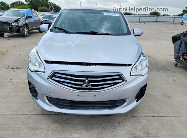 ML32F3FJ4KHF17773 2019 MITSUBISHI MIRAGE Серебряный Вид спереди