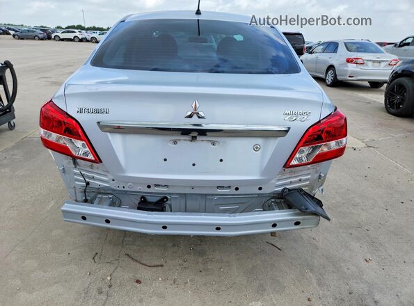 ML32F3FJ4KHF17773 2019 MITSUBISHI MIRAGE Серебряный Вид сзади