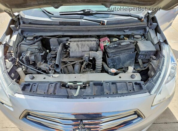 ML32F3FJ4KHF17773 2019 MITSUBISHI MIRAGE Серебряный Вид задней части салона