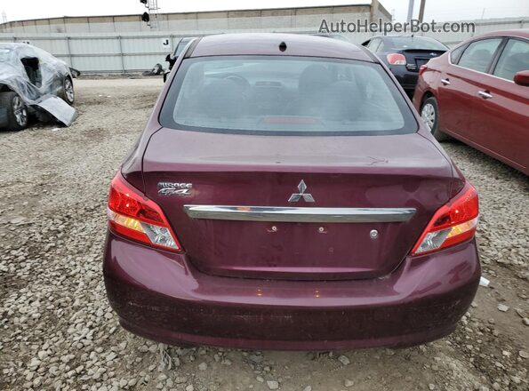 ML32F3FJ4LHF03308 2020 MITSUBISHI MIRAGE Purple Rear view
