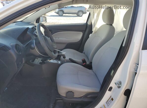 ML32F3FJ4LHF04331 2020 MITSUBISHI MIRAGE White წინა სალონის ხედი