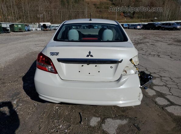 ML32F3FJ4LHF04331 2020 MITSUBISHI MIRAGE White უკანა ხედი