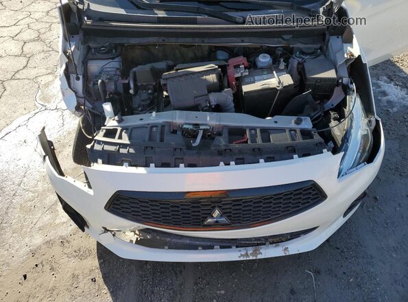 ML32F3FJ4LHF04331 2020 MITSUBISHI MIRAGE White უკანა სალონის ხედი