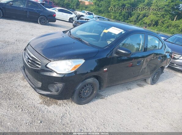 ML32F3FJ5JHF03833 2018 MITSUBISHI MIRAGE G4 Black Передня ліва чверть