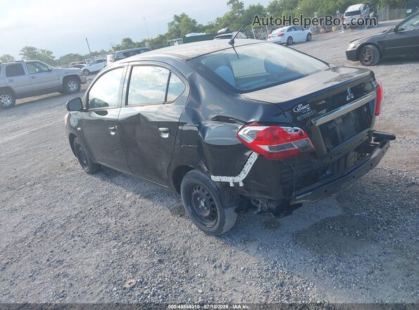 ML32F3FJ5JHF03833 2018 MITSUBISHI MIRAGE G4 Black Задня ліва чверть