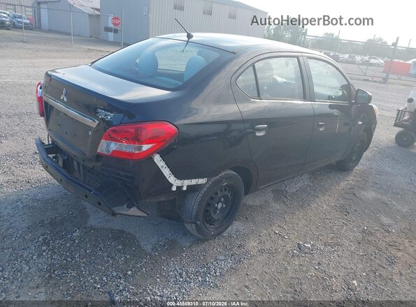 ML32F3FJ5JHF03833 2018 MITSUBISHI MIRAGE G4 Black Задня права чверть