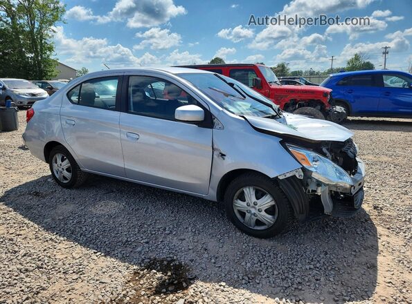 ML32F3FJ5JHF14394 2018 MITSUBISHI MIRAGE Silver Delantero derecho