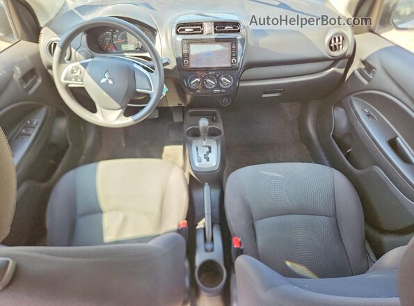 ML32F3FJ5JHF14394 2018 MITSUBISHI MIRAGE Silver Vista del salpicadero
