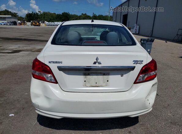 ML32F3FJ6HHF14883 2017 MITSUBISHI MIRAGE White Rear view