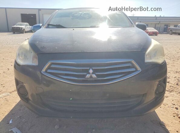 ML32F3FJ6JHF04733 2018 MITSUBISHI MIRAGE Черный Вид спереди