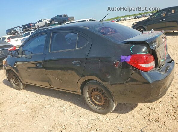 ML32F3FJ6JHF04733 2018 MITSUBISHI MIRAGE Черный Задняя левая четверть