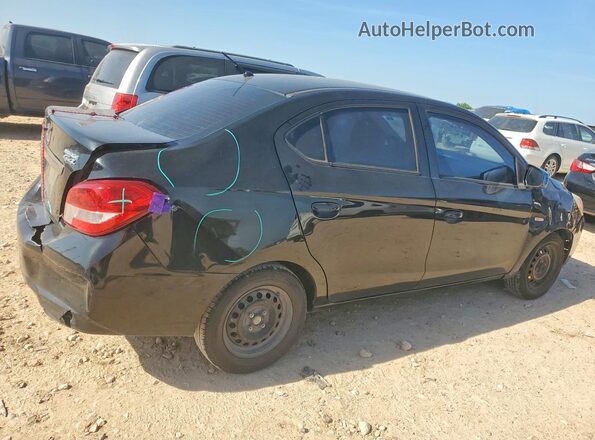 ML32F3FJ6JHF04733 2018 MITSUBISHI MIRAGE Черный Задняя правая четверть