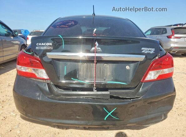 ML32F3FJ6JHF04733 2018 MITSUBISHI MIRAGE Черный Вид сзади