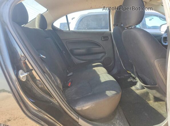 ML32F3FJ6JHF04733 2018 MITSUBISHI MIRAGE Черный Вид задних сидений