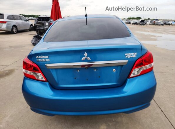 ML32F3FJ6JHF06675 2018 MITSUBISHI MIRAGE Blue უკანა ხედი