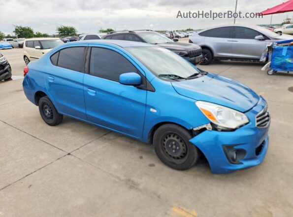 ML32F3FJ6JHF06675 2018 MITSUBISHI MIRAGE Blue წინა მარჯვენა