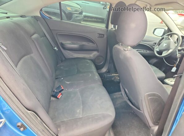 ML32F3FJ6JHF06675 2018 MITSUBISHI MIRAGE Blue უკანა სავარძლების ხედი
