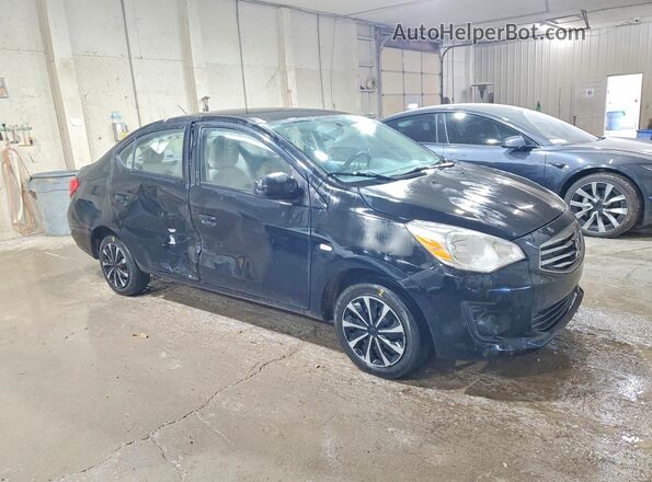 ML32F3FJ6JHF11147 2018 MITSUBISHI MIRAGE Black Przód prawy