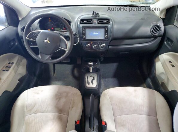 ML32F3FJ6JHF11147 2018 MITSUBISHI MIRAGE Black Widok deski rozdzielczej