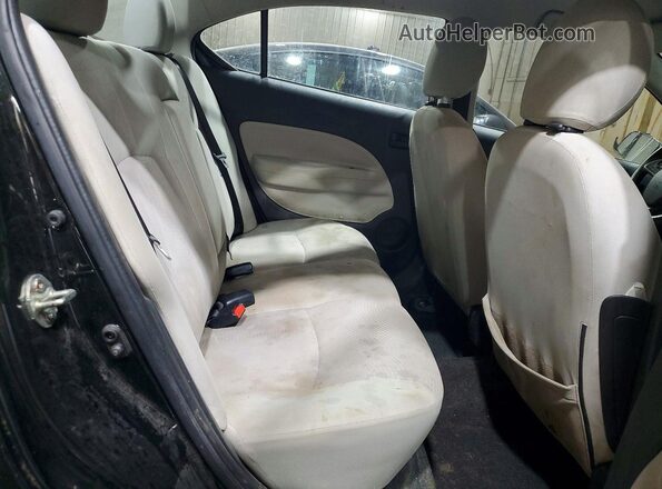 ML32F3FJ6JHF11147 2018 MITSUBISHI MIRAGE Black Widok tylnych siedzeń