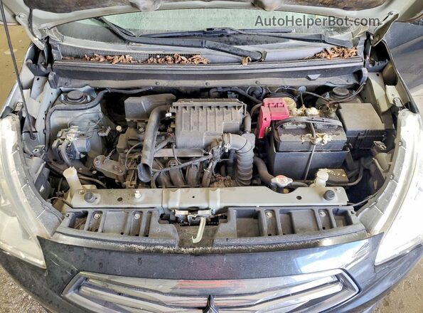 ML32F3FJ6JHF11147 2018 MITSUBISHI MIRAGE Black Widok wnętrza z tyłu